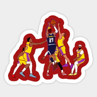 Jamal Murray - Iconic Game Winner vs Lakers 2024 Sticker